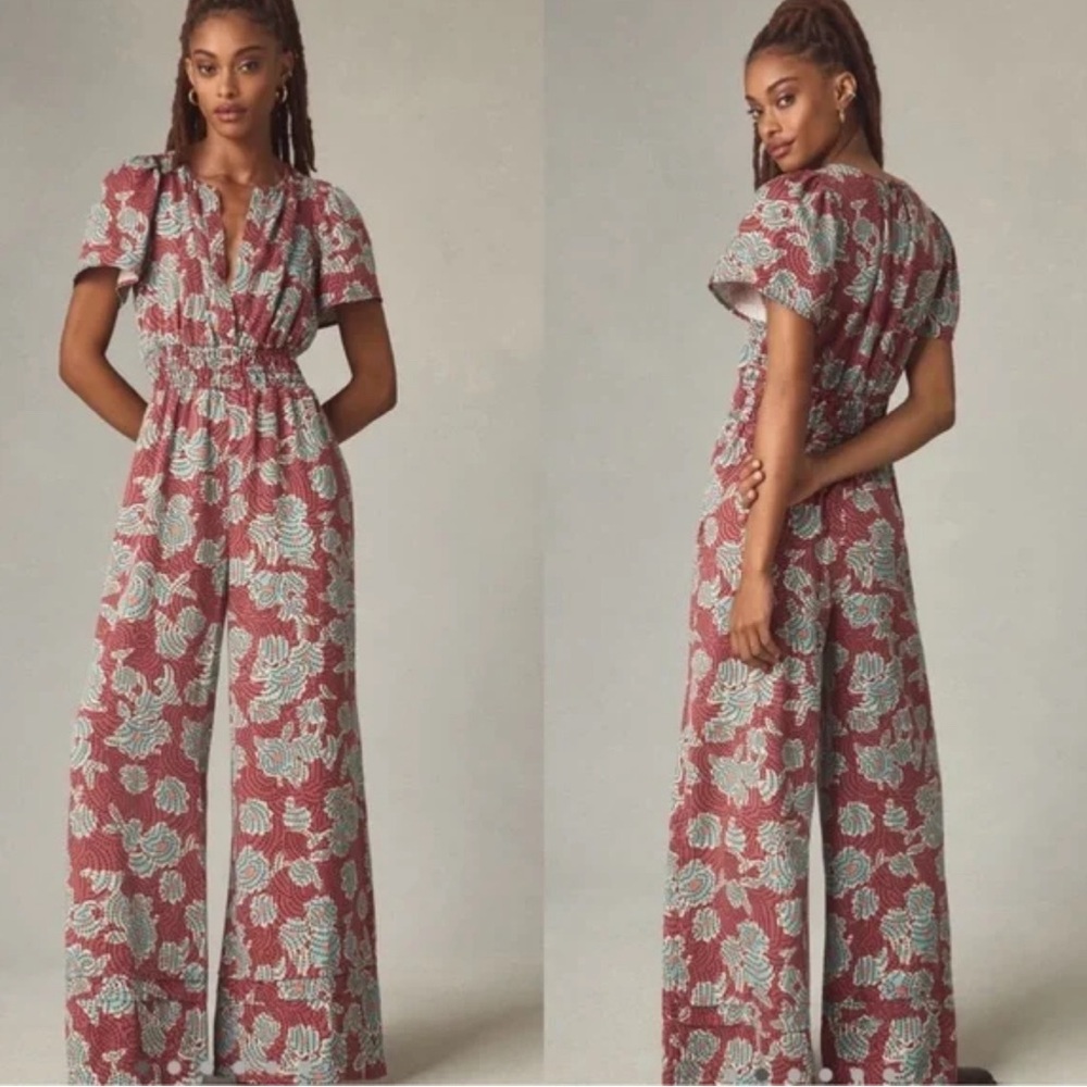 Beautiful feminine Anthropologie XL jumpsuit